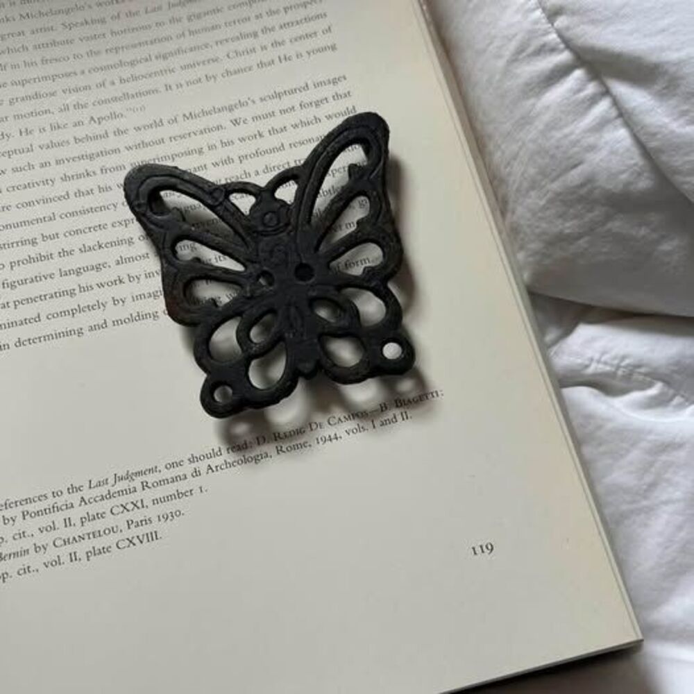 Vintage Cast Iron Butterfly